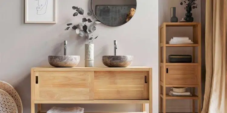 Quel bois choisir pour mon meuble de salle de bain