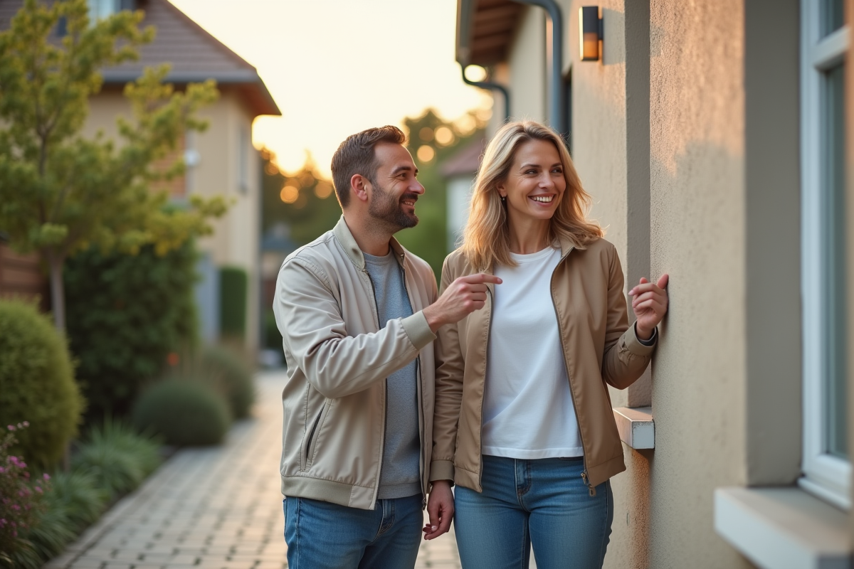 Femme souriante discutant avec professionnel nettoyage maison
