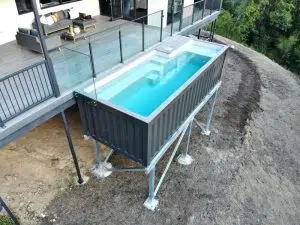 fabriquer une piscine container