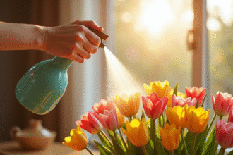 Fleurs K éclatantes dans une maison lumineuse