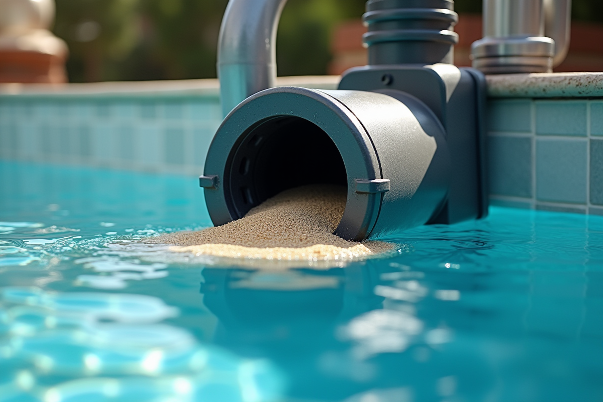 sable piscine