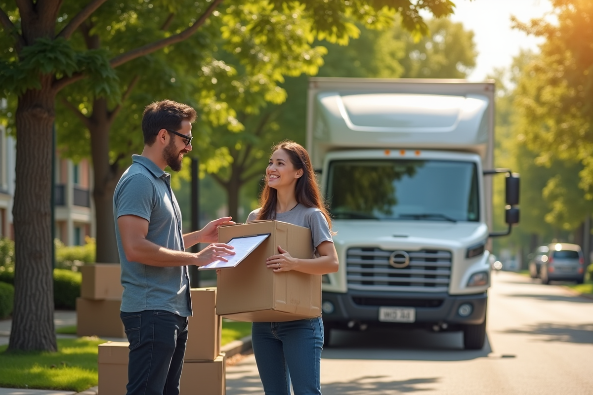 camion déménagement