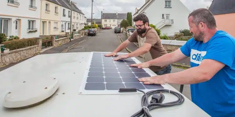 Kit panneau solaire et batterie