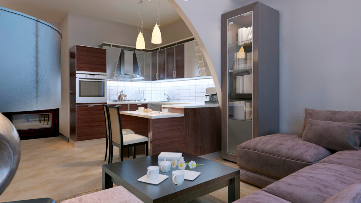 Optimiser l’espace : comment meubler un salon avec cuisine ouverte ?