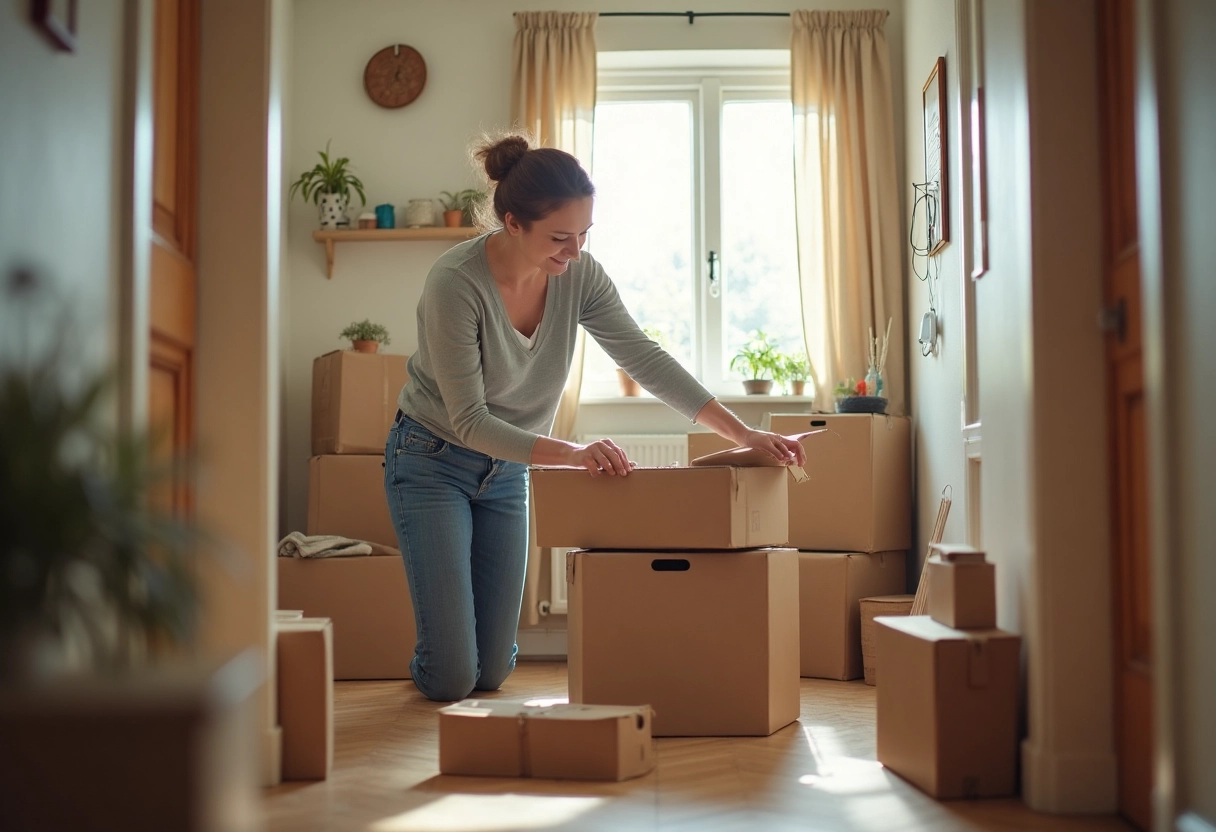cartons rangement